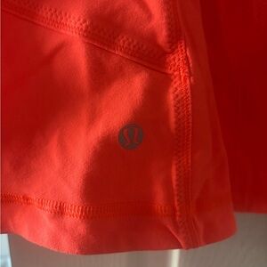 Lululemon Bright Orange Athletic Shorts